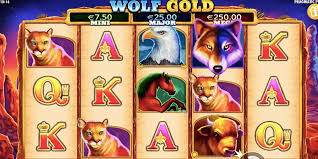 상상 속의 야생 play wolf gold